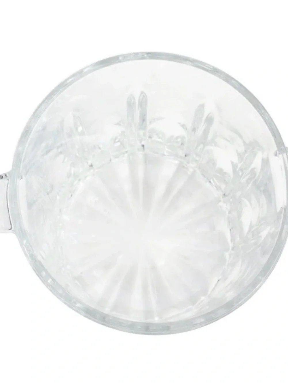 Vintage Italian Crystal Dia Cut Ice Bucket Makeup Brush Holder